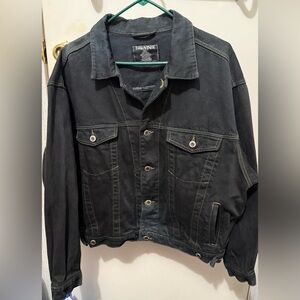 Thunder Men’s 2X Dark Denim Trucker Jacket